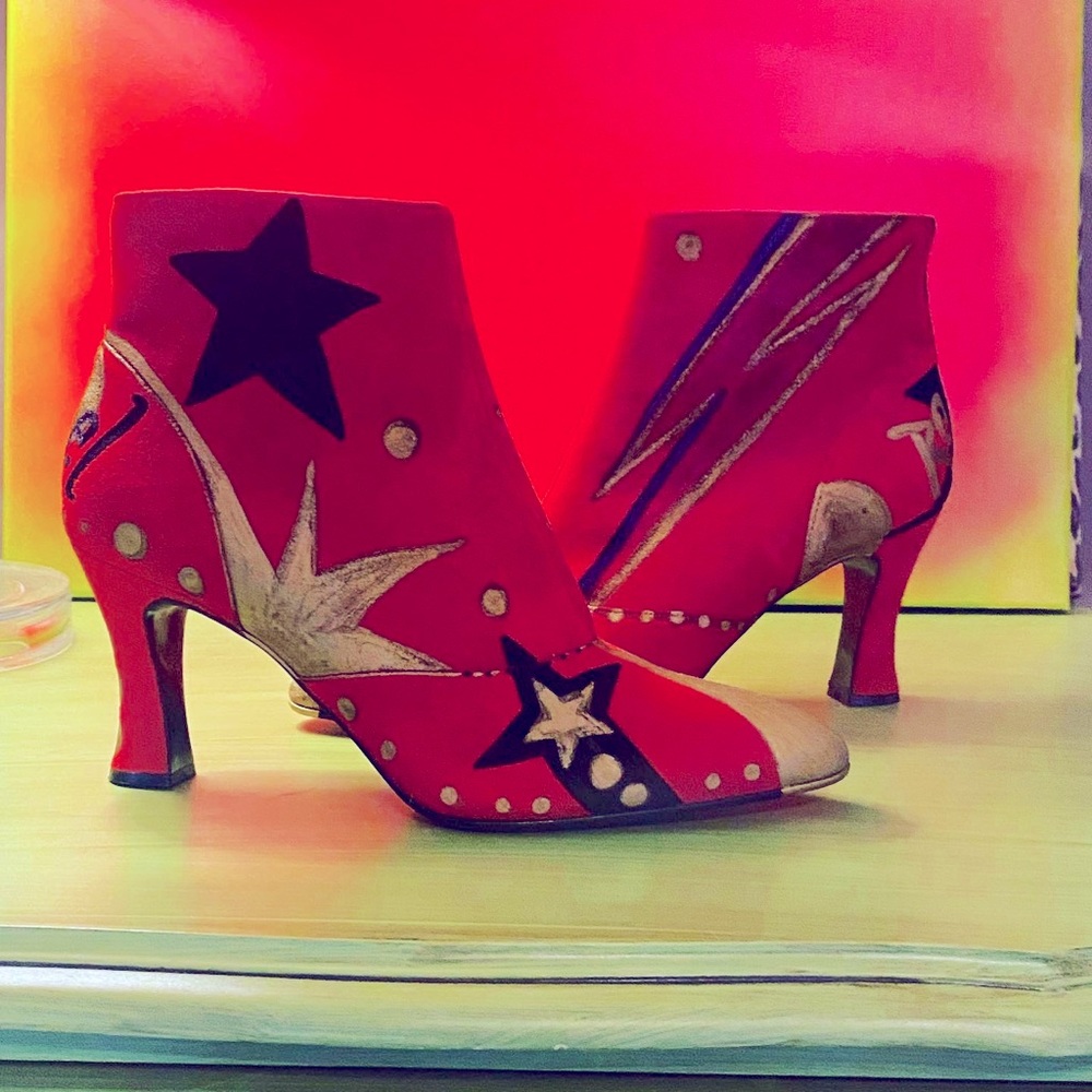 Vintage Custom Painted 👨🏻‍🎤BOWIE INSPIRED